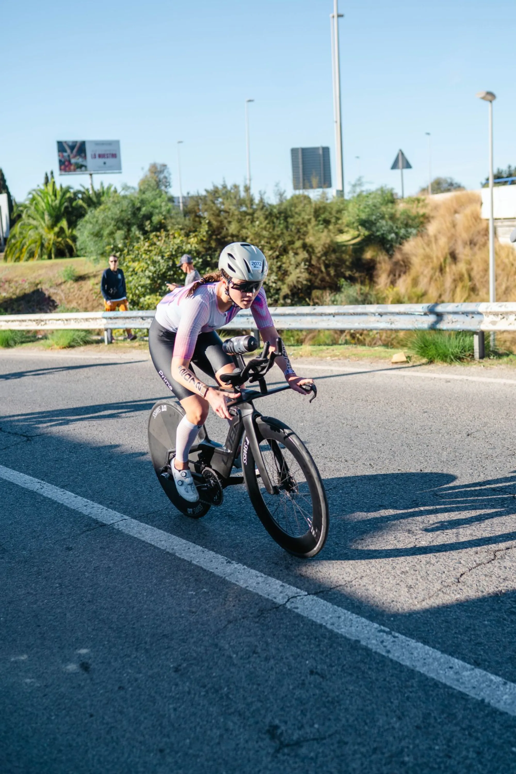 Collective athlete on the bike